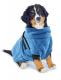 swisspet Wety Hundebademantel L blau
